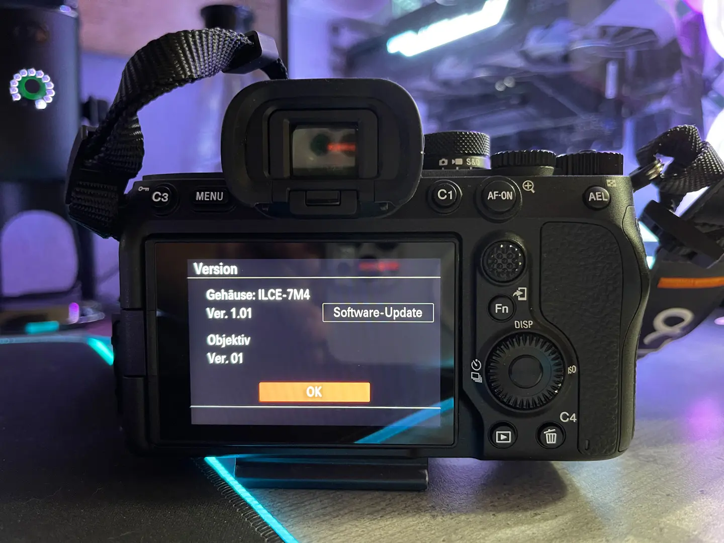 ILCE-7M4 Systemsoftware (Firmware)-Update