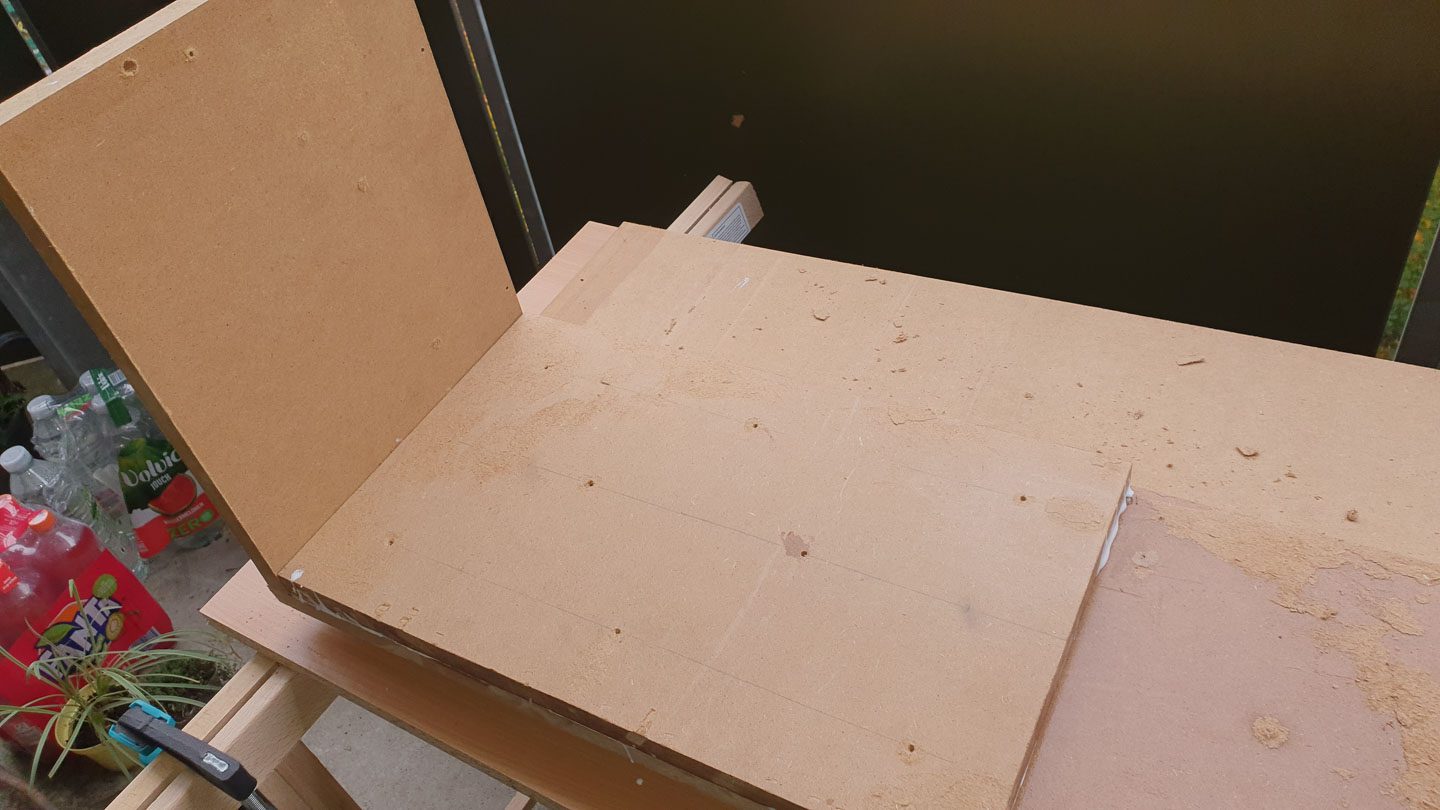 Subwoofer-Gehäuse Bau Schritt 15