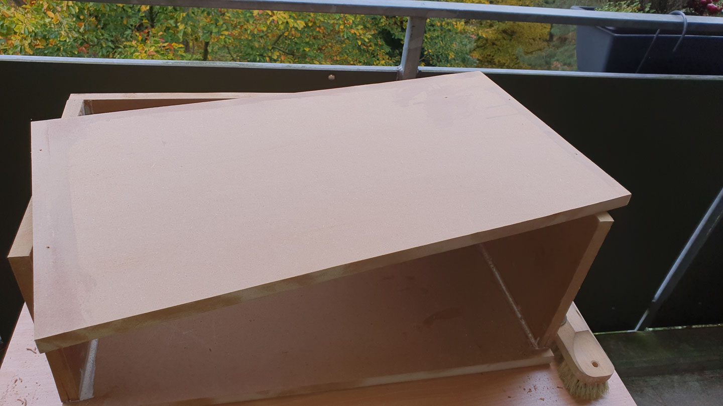Subwoofer-Gehäuse Bau Schritt 28