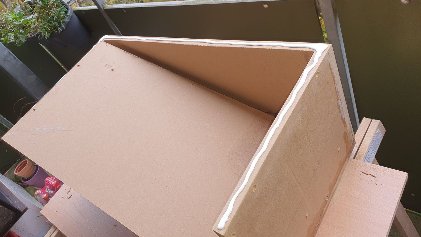 Subwoofer-Gehäuse Bau Schritt 29