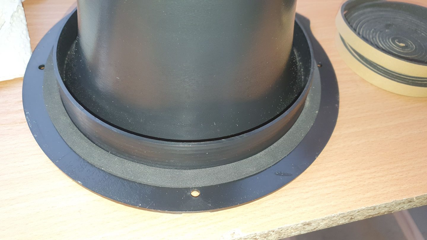 Subwoofer-Gehäuse Bau Schritt 38