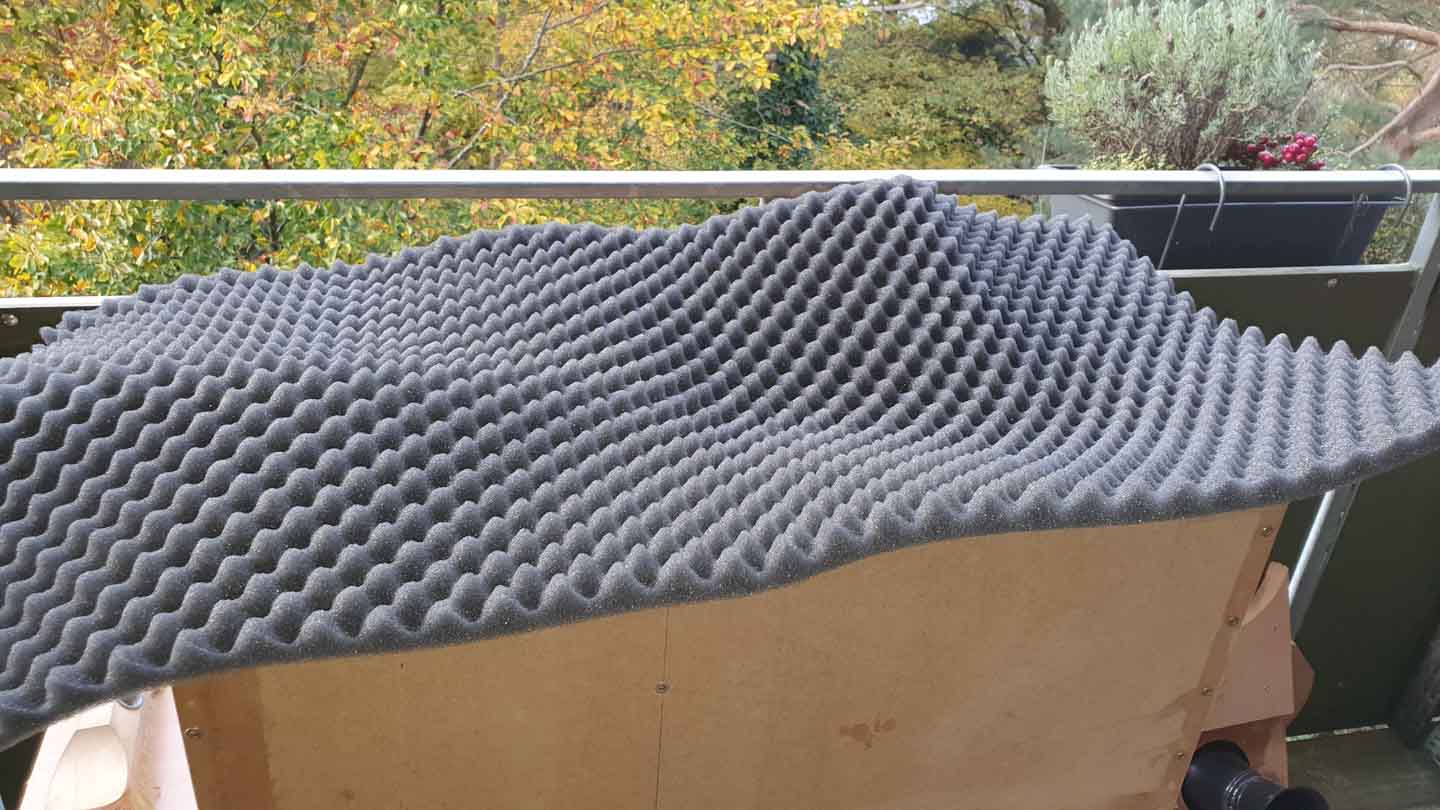 Subwoofer-Gehäuse Bau Schritt 40