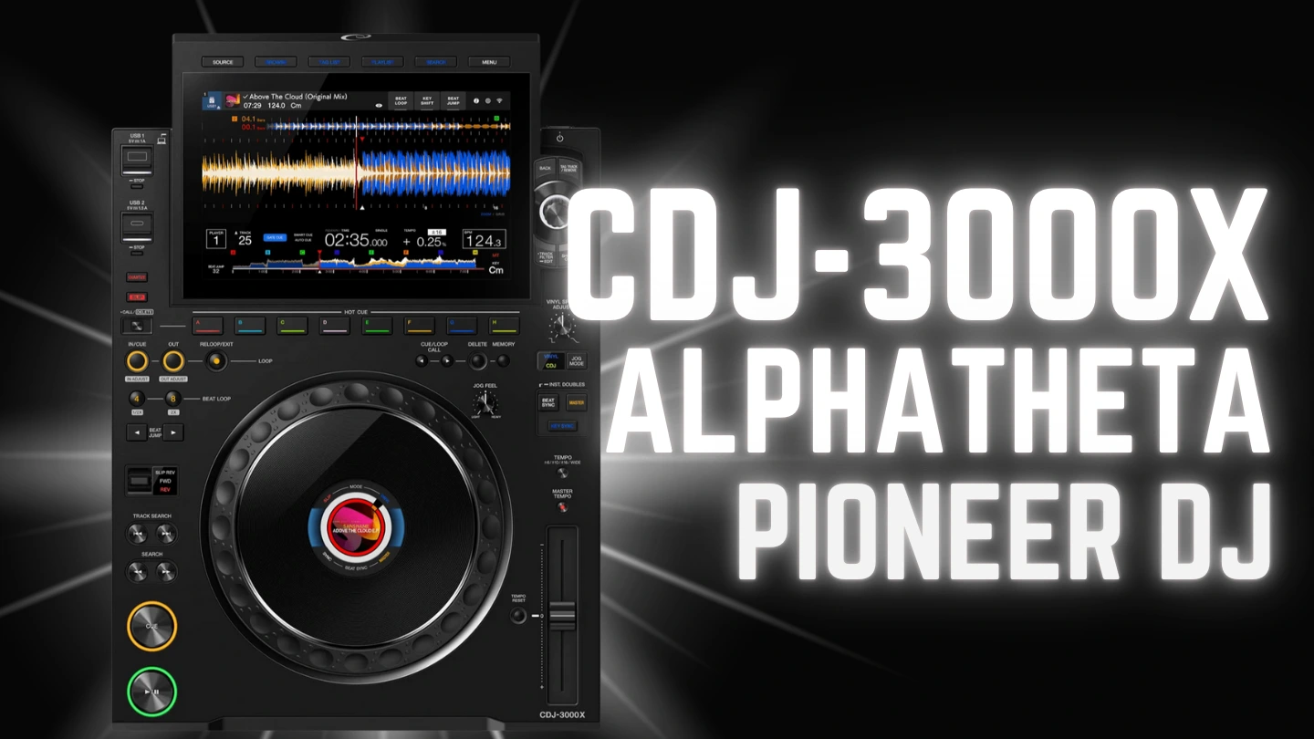 AlphaTheta CDJ-3000X: WiFi, Streaming & großer Touchscreen AlphaTheta CDJ-3000X: WiFi, Streaming & großer Touchscreen