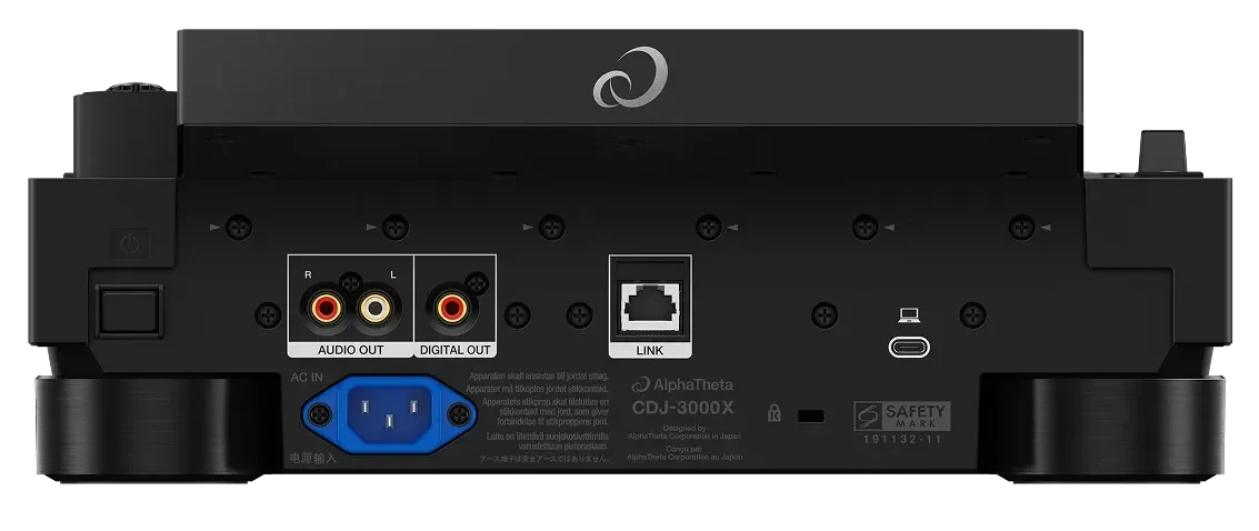 AlphaTheta CDJ-3000X Specs