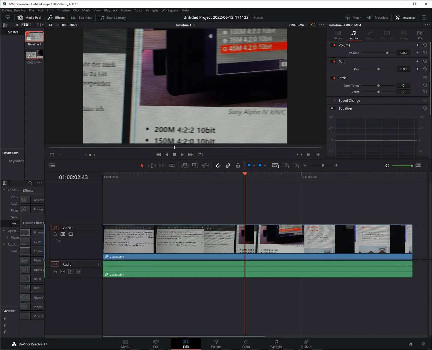 Davinci Resolve XAVC S 4K Video Windows 11