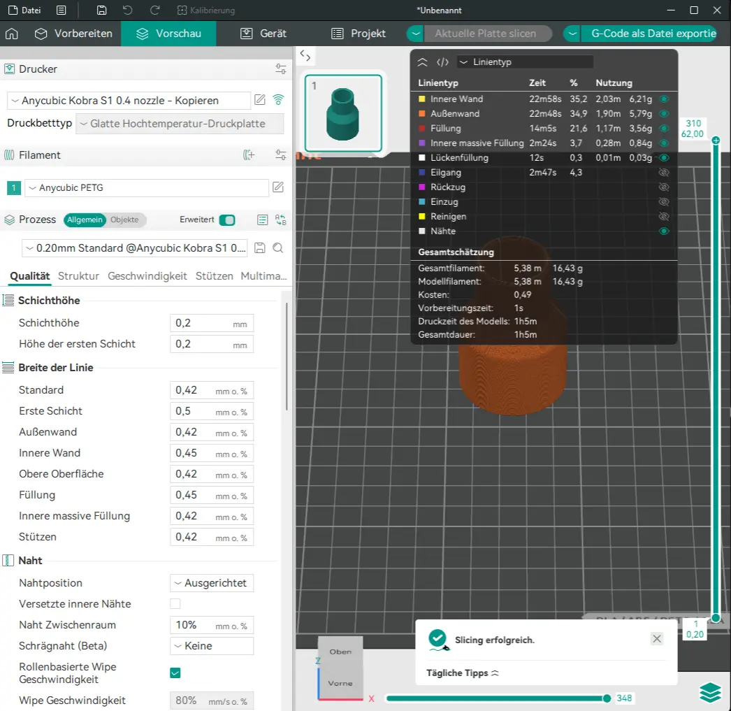 Makita Kärcher Adapter 3D Vorlage