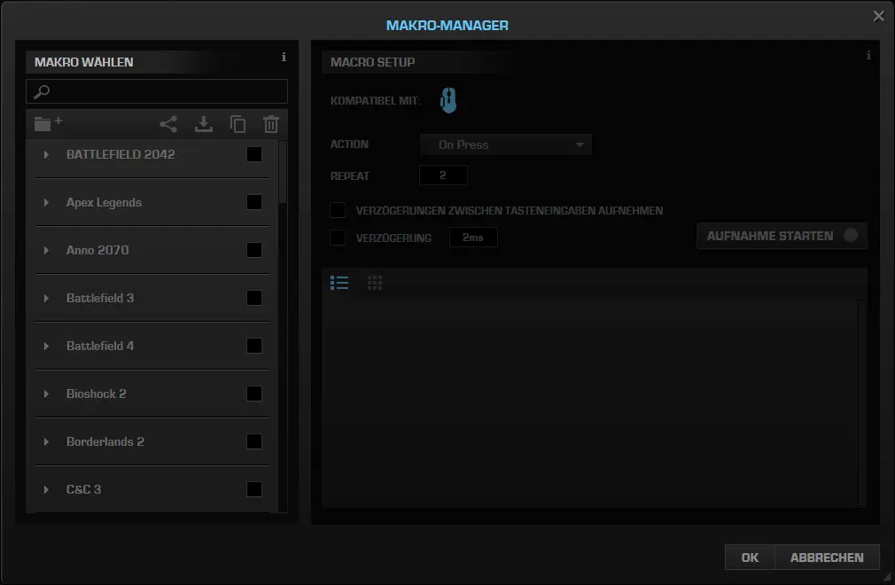 Maus Makro Manager Profile