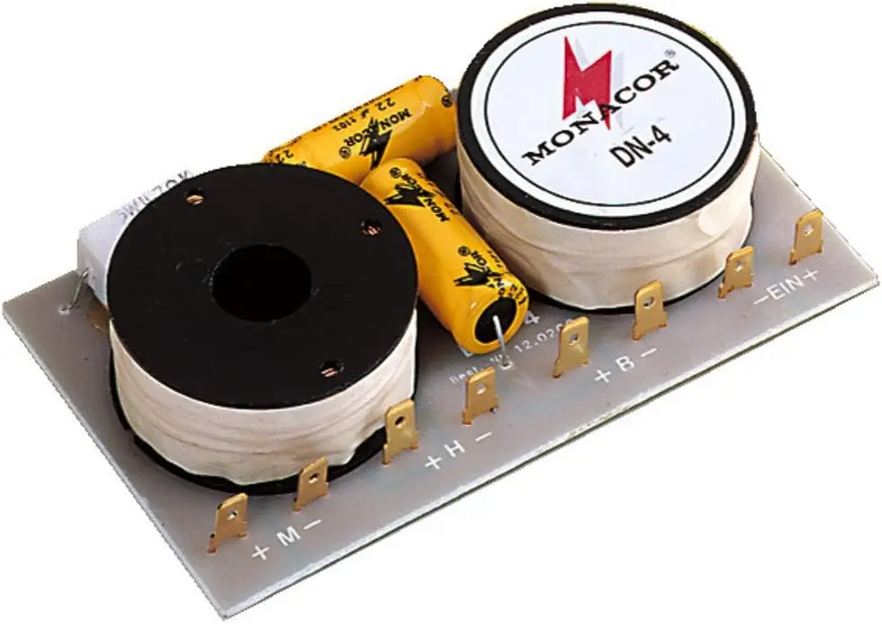Monacor DN-4, 3-Wege-Weiche für 8 Ohm, für Lautsprecherselbstbau