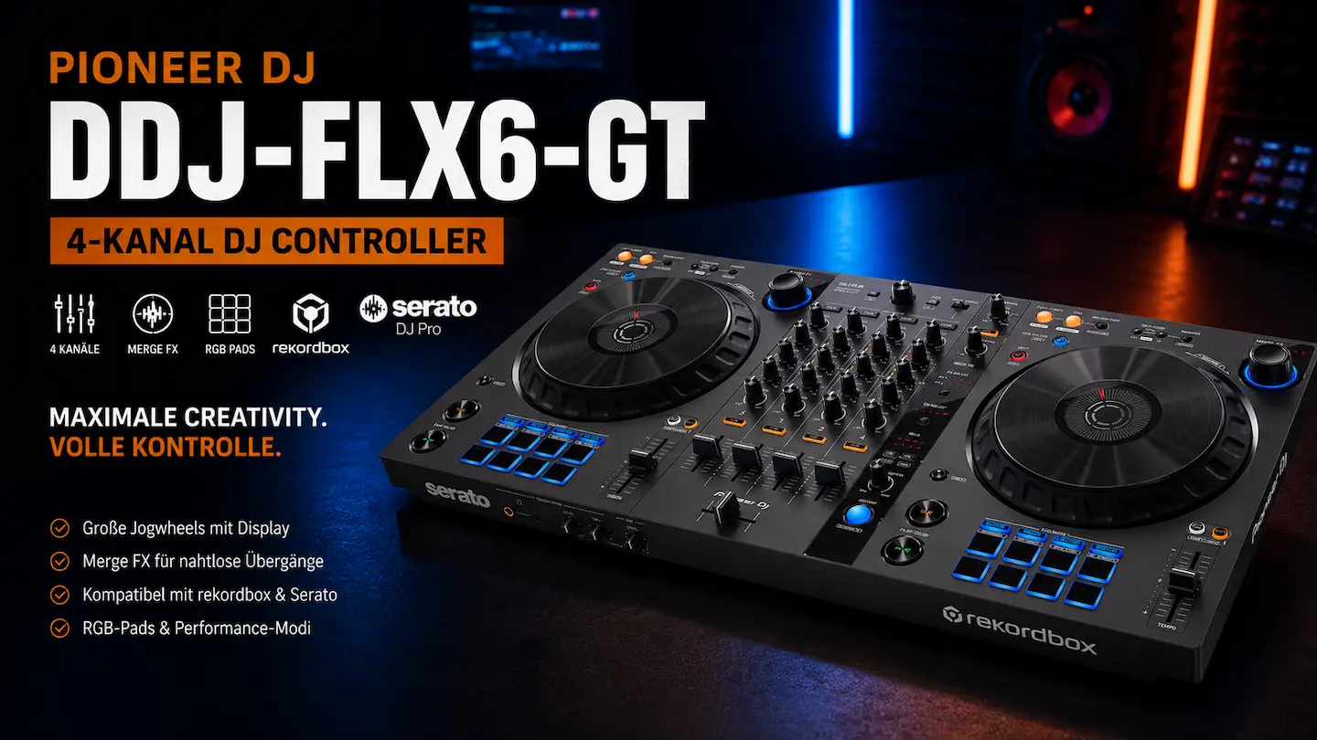 Pioneer DJ DDJ FLX6 GT: Der 4-Kanal Controller für DJs