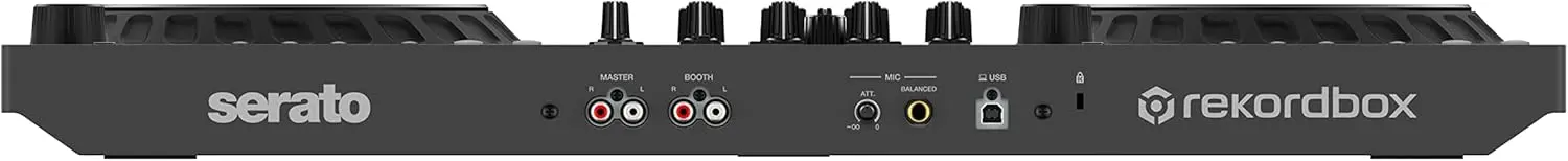 Anschlüsse auf der Rückseite des Pioneer DJ DDJ-FLX6-GT