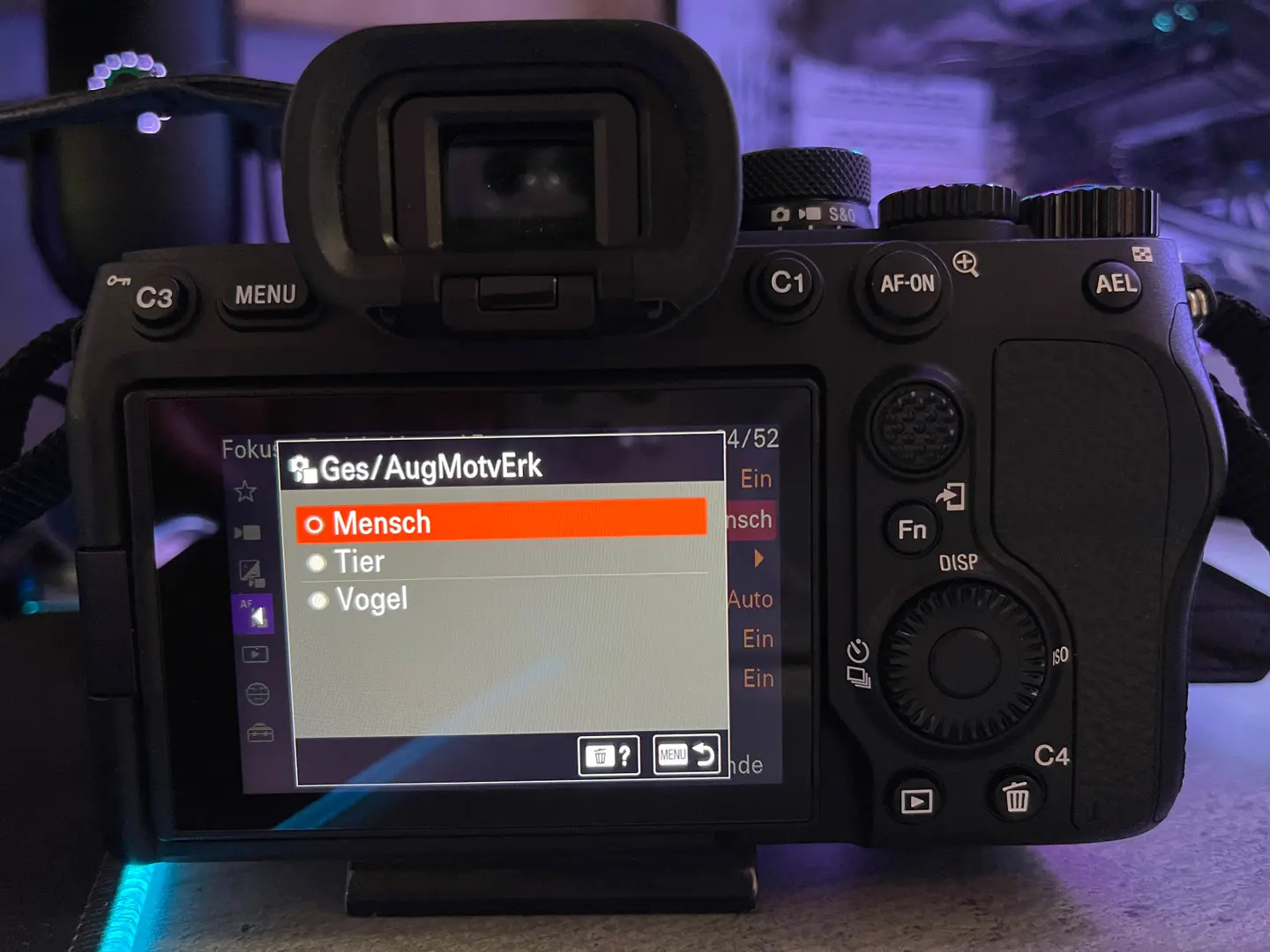 Sony Alpha IV AF Autofokus Mensch Tier Vogel