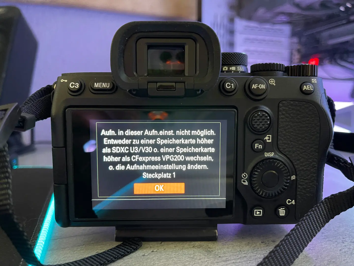Sony Alpha IV SDXC U3 V30 SD Karte