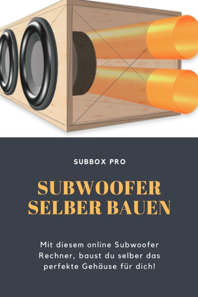 Subwoofer selber bauen online berechnen