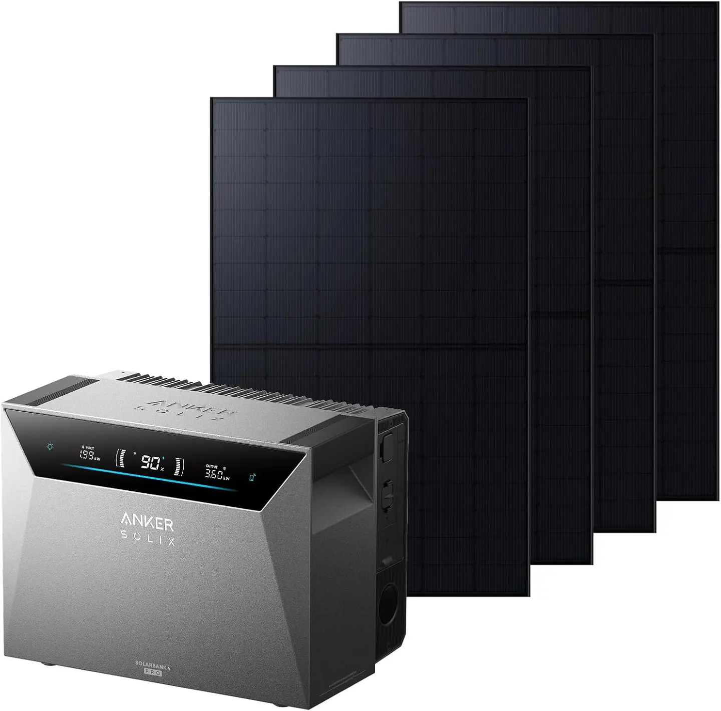 anker solix solarbank 4 pro 5kwh 4 500w solarpanels