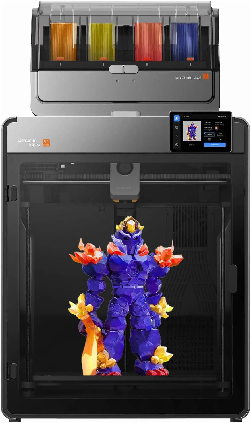 Anycubic Kobra S1 Max Combo 3D Drucker Mehrfarbig