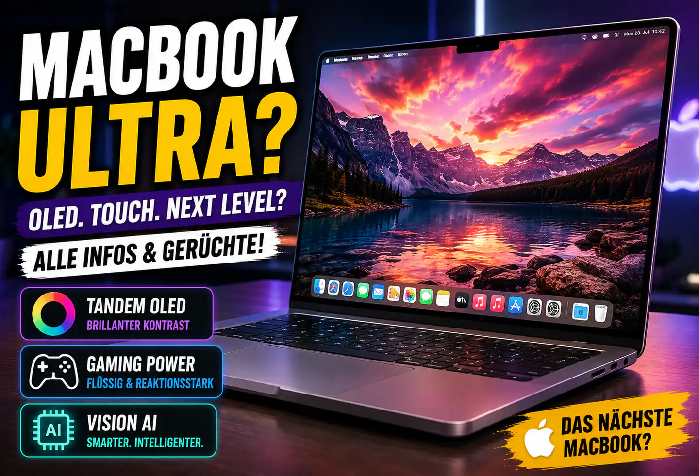 Apple MacBook Ultra mit OLED-Touchscreen: Was der große MacBook-Umbau wirklich bedeuten könnte