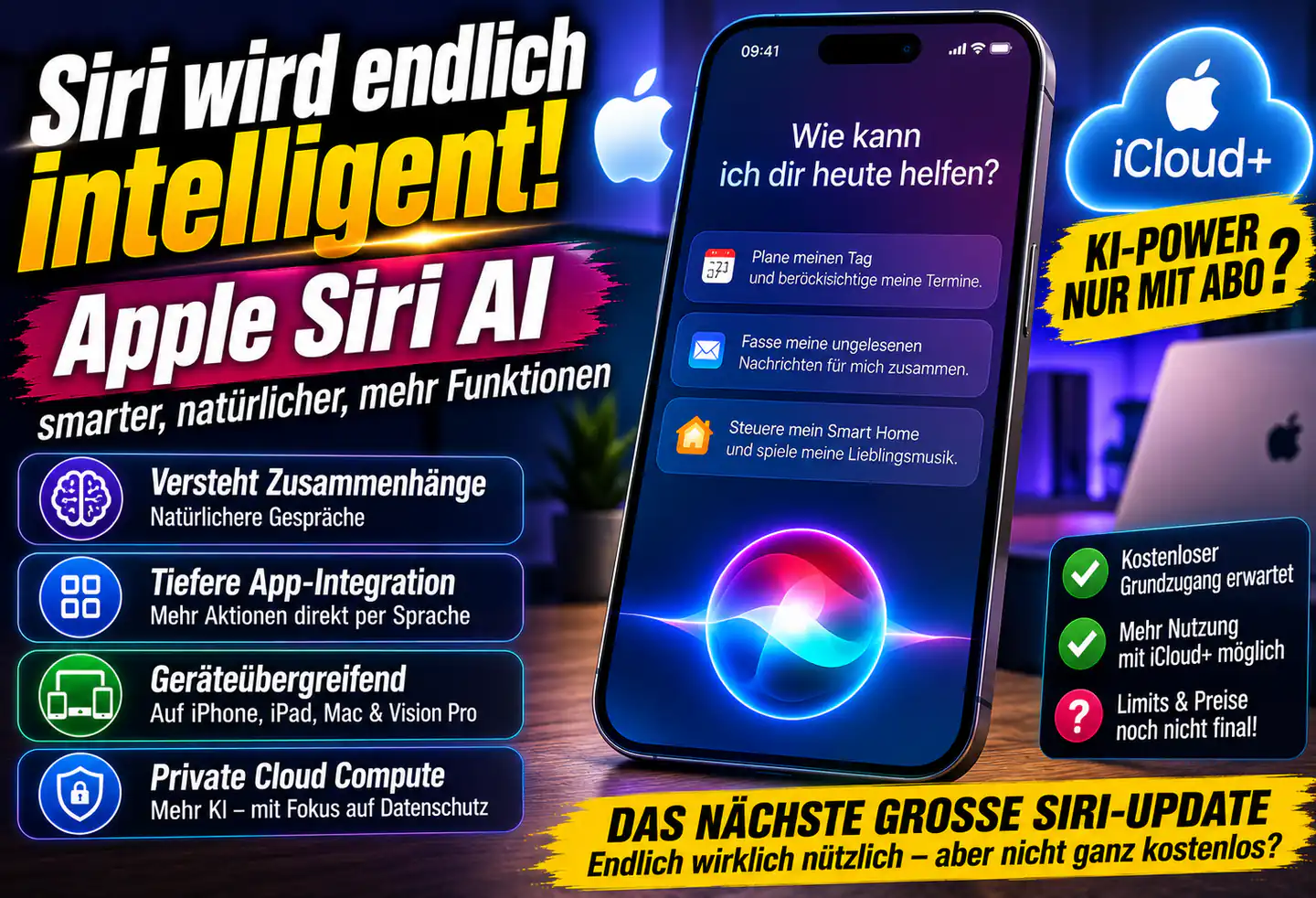 Apple Siri AI wird wohl nicht komplett kostenlos bleiben