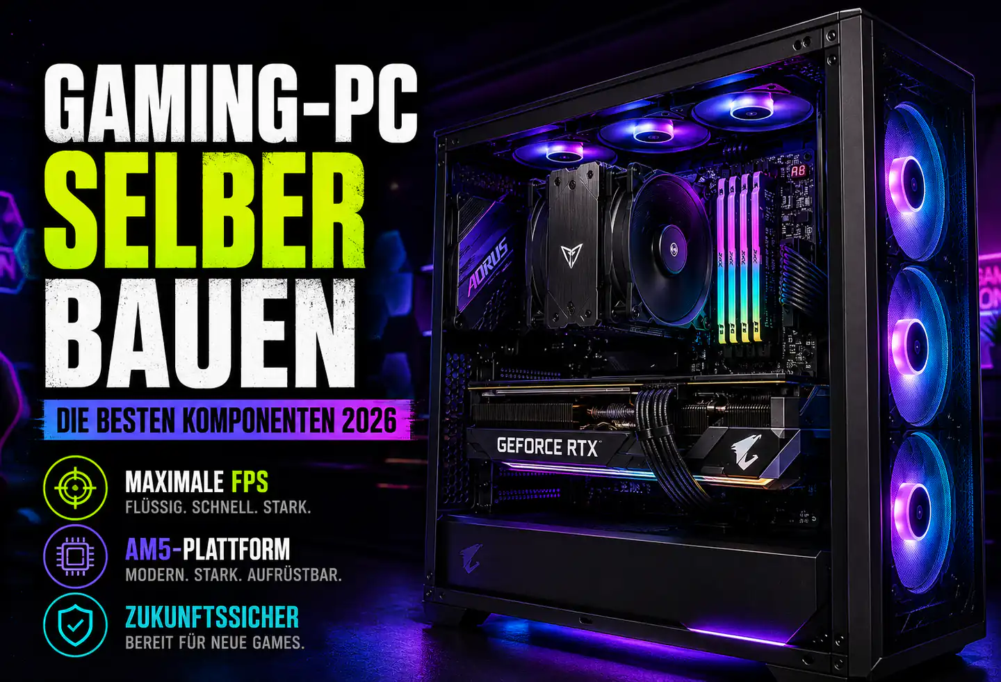 Gaming-PC für WQHD 2026: Die beste PC-Konfiguration für Preis-Leistung im Test