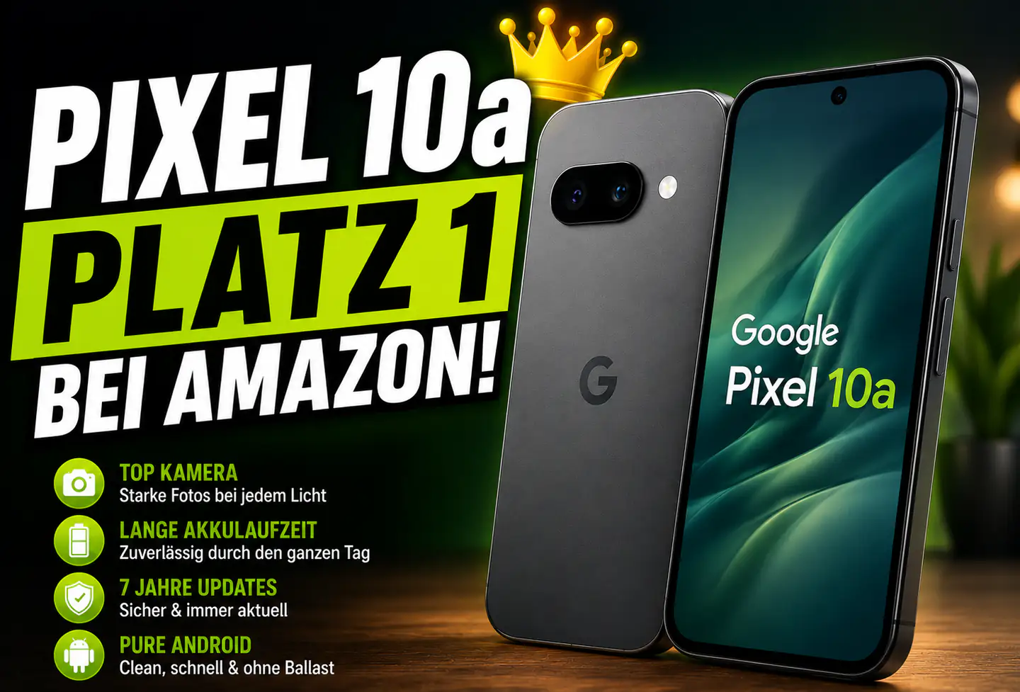 Warum das Google Pixel 10a gerade Apples iPhone und Samsung hinter sich lässt