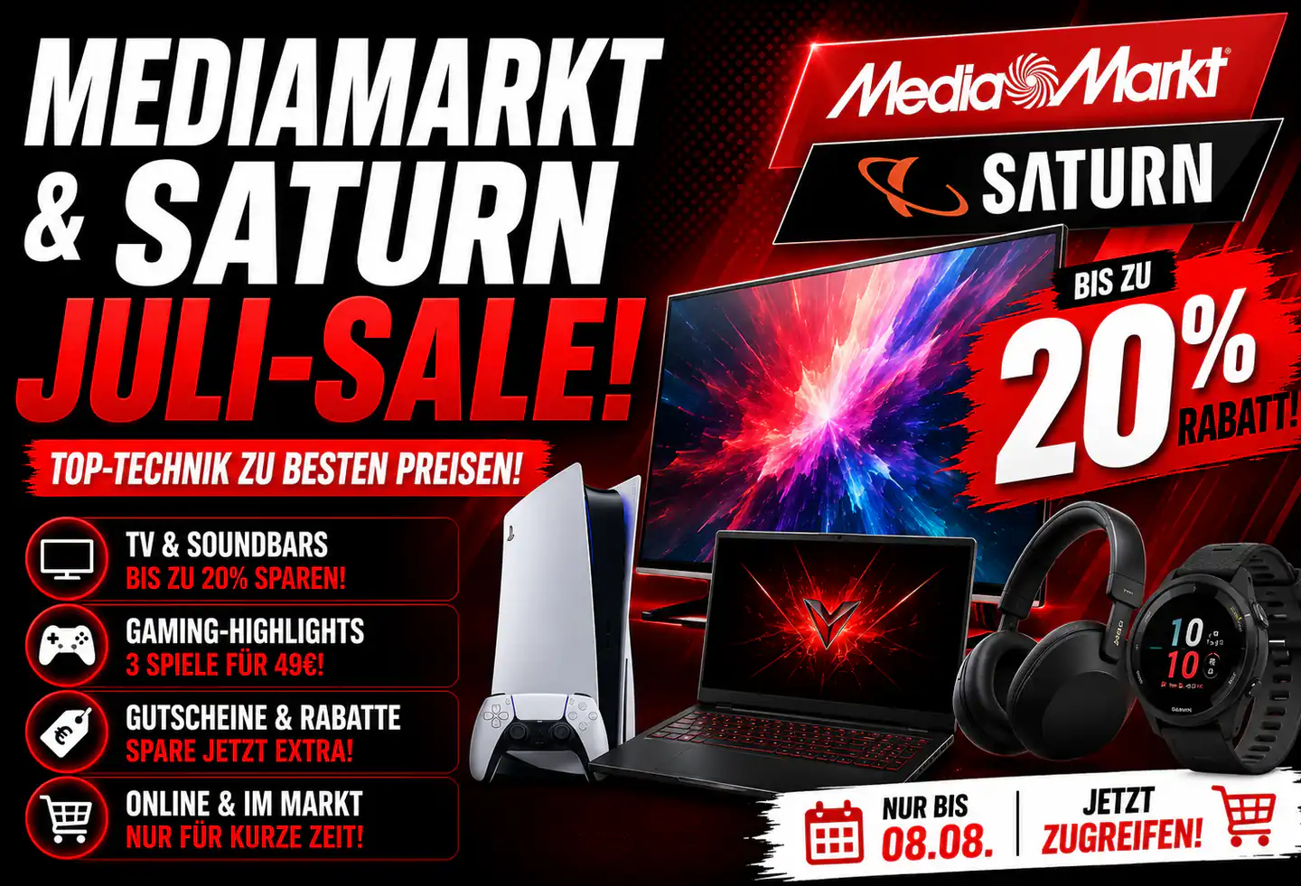 MediaMarkt- und Saturn-Juli-Sale 2026: Welche Angebote wirklich lohnen