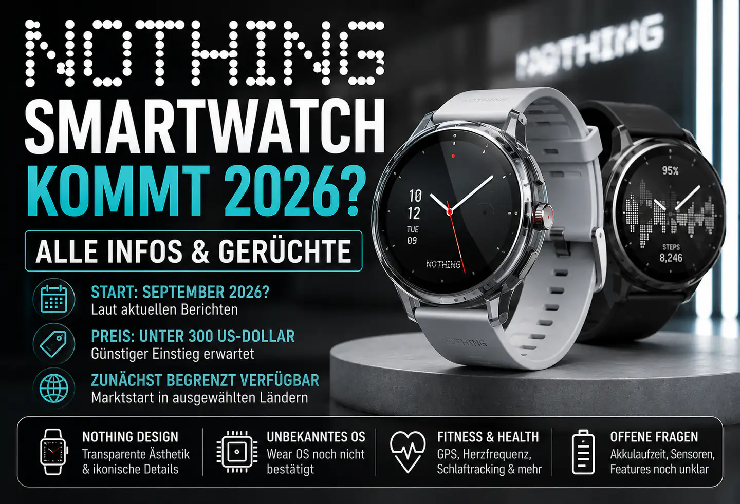 Nothing-Smartwatch: Warum dieses Gerücht wichtiger ist als nur ein neues Wearable