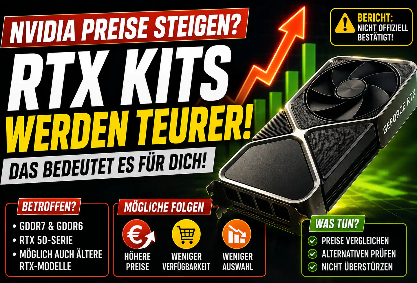Nvidia RTX wird womöglich noch teurer – was Käufer jetzt wissen sollten