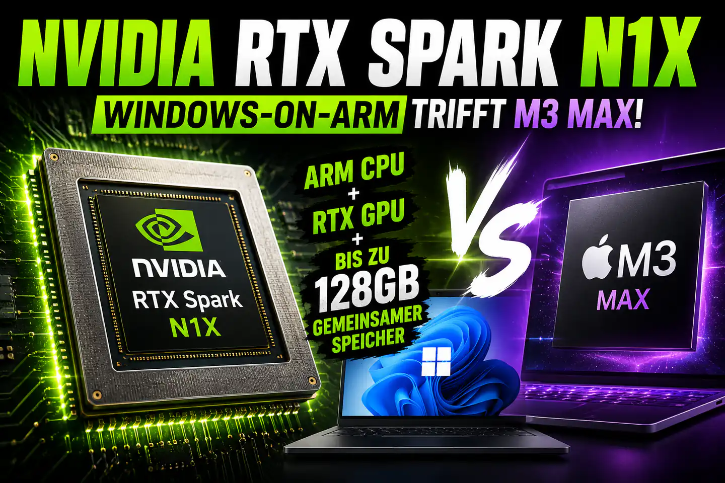 NVIDIA RTX Spark N1X: Warum der Arm-Chip Apples M3 Max herausfordert, aber noch Fragen offenlässt
