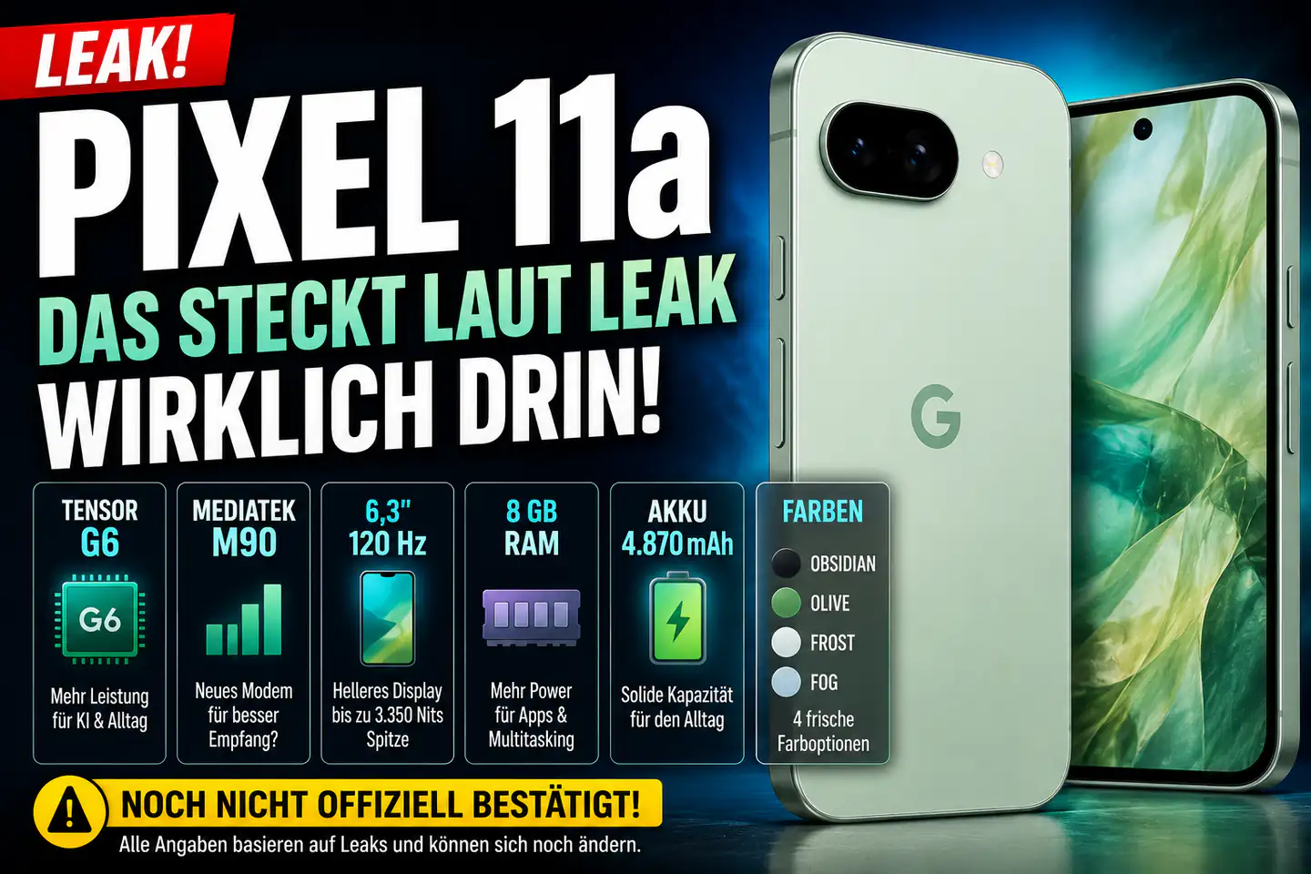 Warum das Google Pixel 11a mit Flaggschiff-Hardware überraschen könnte – und was das für dich bedeutet