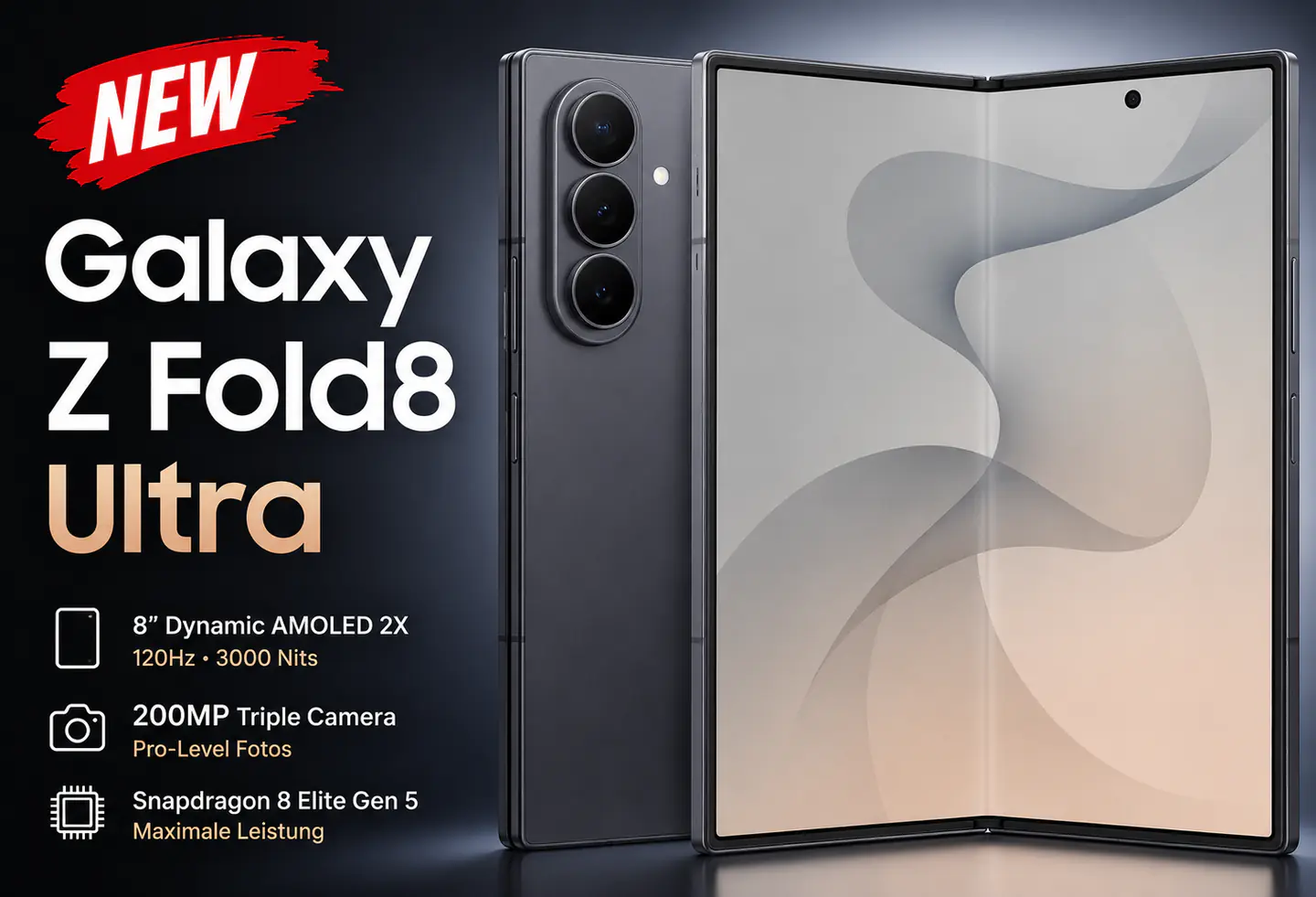 Samsung Galaxy Z Fold8 Ultra: Das Foldable will mehr als nur ein großes Display sein