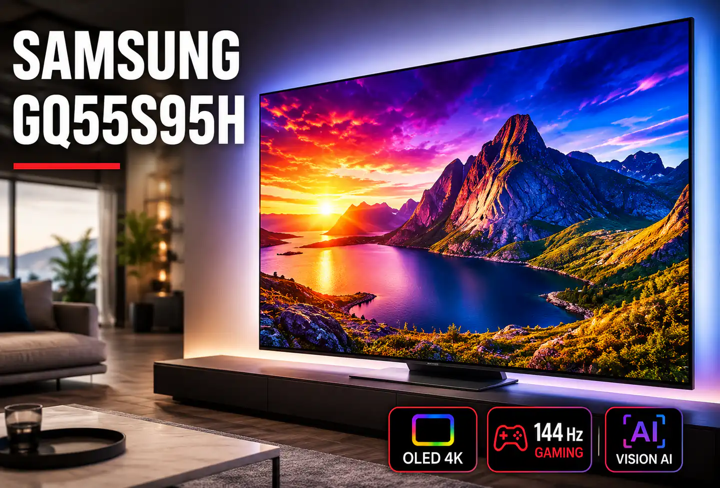 Samsung GQ55S95H: Für wen sich Samsungs OLED-Flaggschiff wirklich lohnt