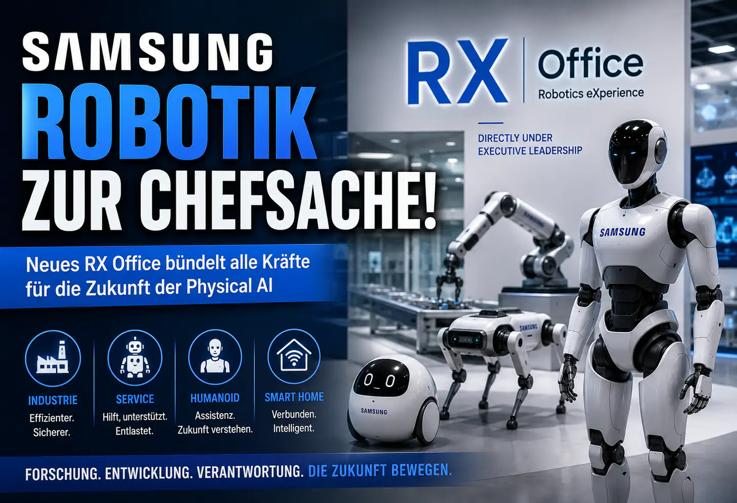 Samsung RX: Warum die neue Robotik-Sparte mehr als ein PR-Signal ist