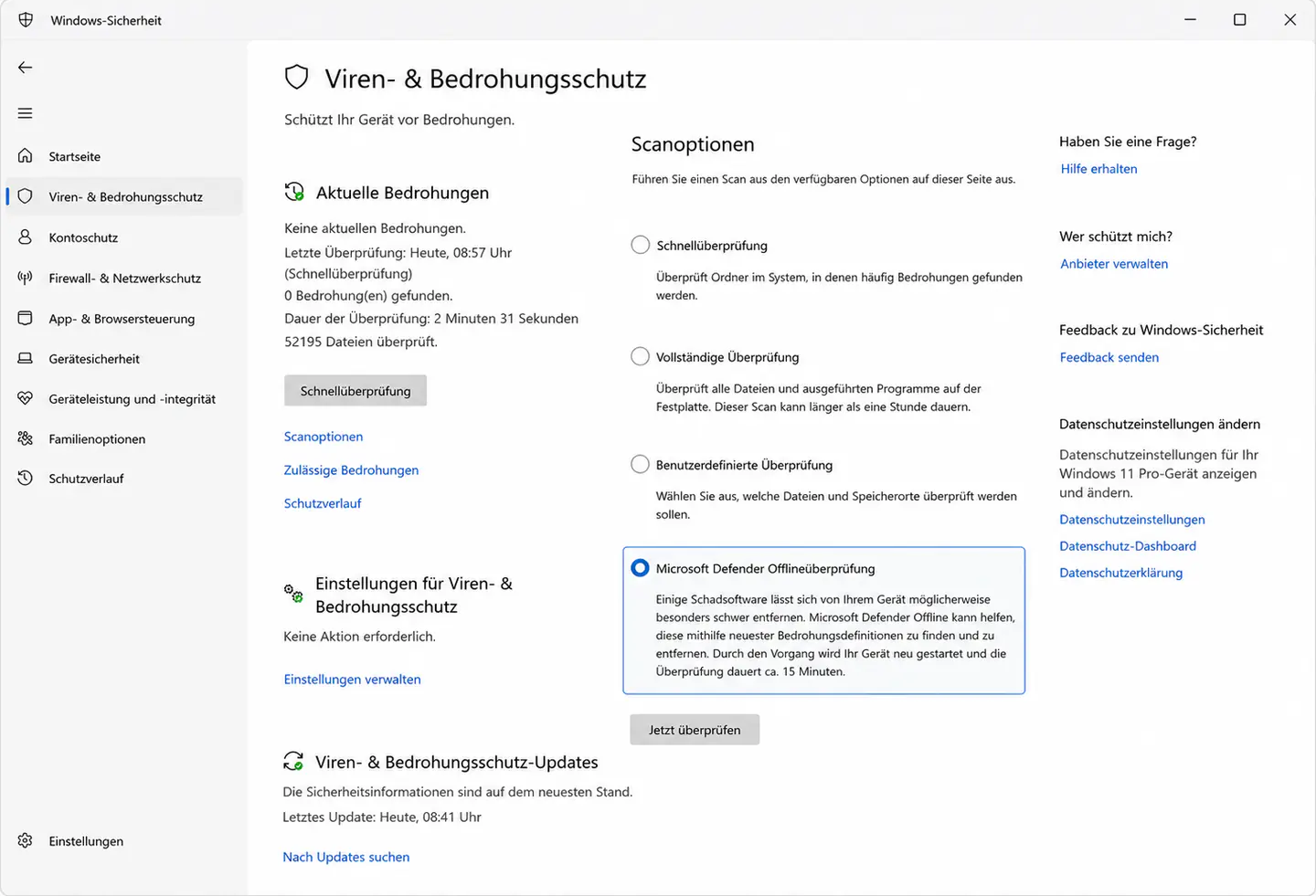 windows defender offline scan windows 11 uber windows-sicherheit starten
