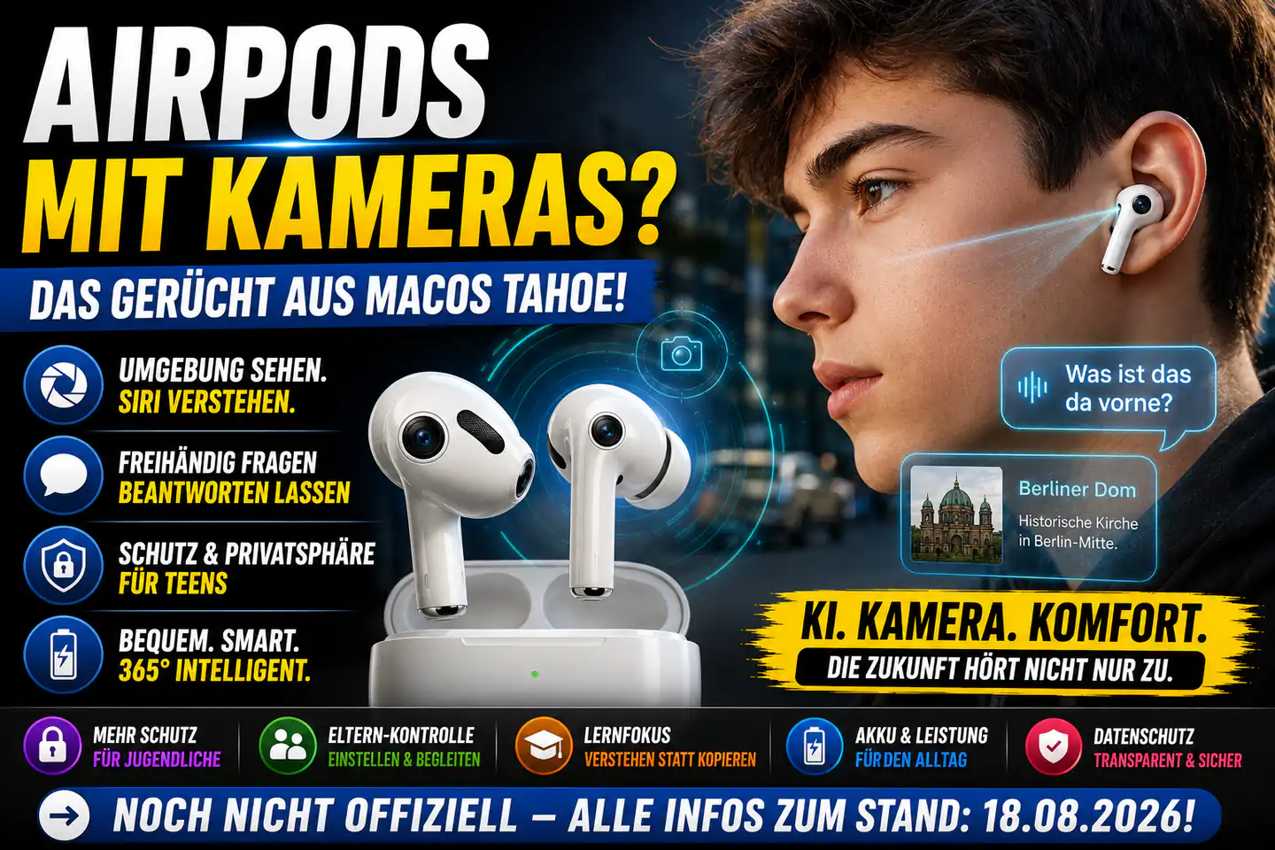 Kamera-AirPods von Apple: Was der Leak wirklich zeigt und warum die Idee schwierig bleibt