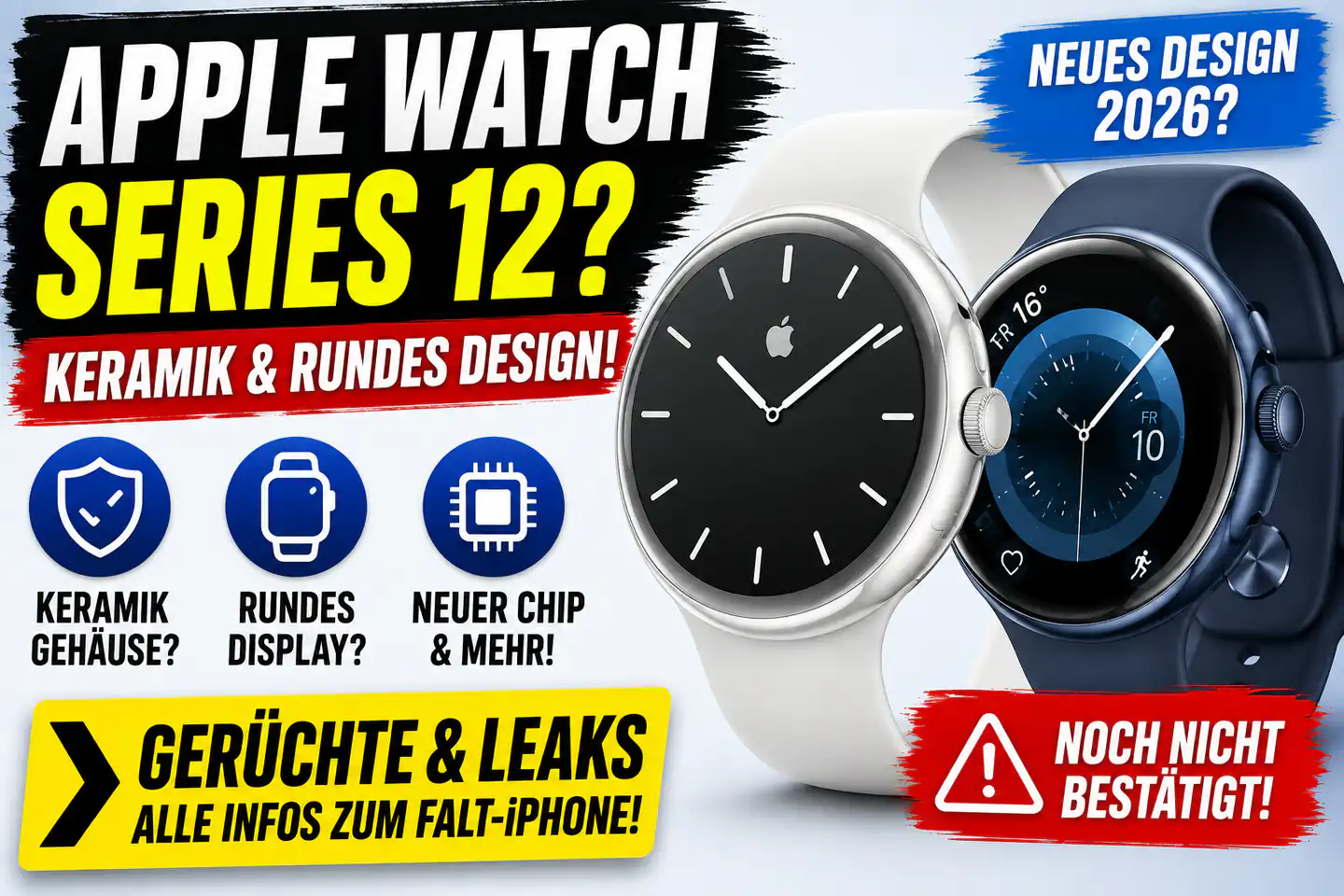 Apple Watch Series 12: Warum Keramik und ein rundes Design bisher nicht bestätigt sind