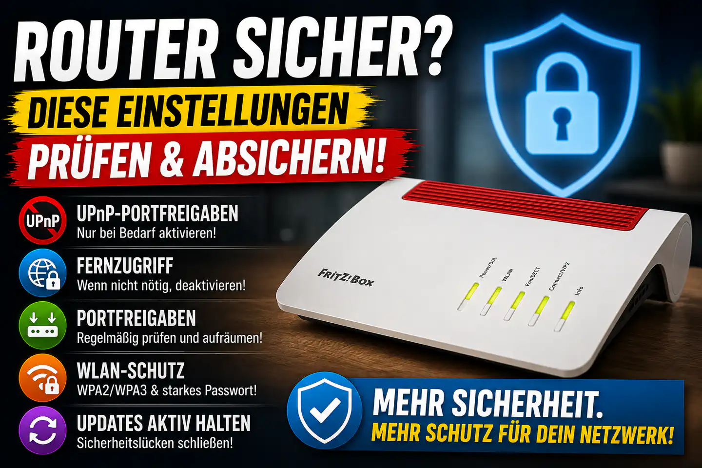 Diese Router-Einstellungen solltest du bei der FRITZ!Box wirklich prüfen