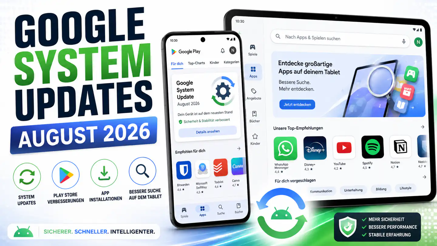 Google System Updates im August 2026: Was sich auf Android-Handys und Tablets wirklich ändert