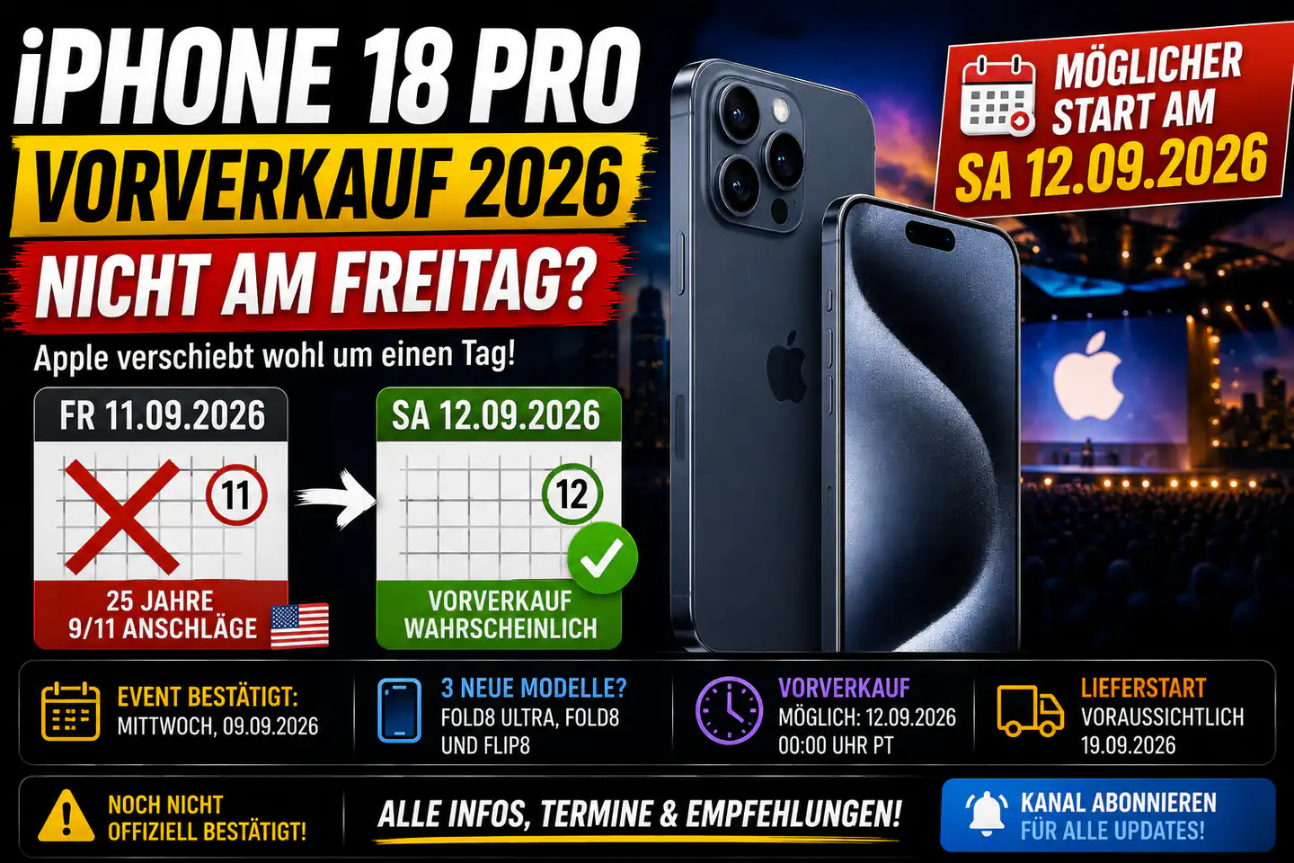iPhone 18 Pro: Warum ein ungewöhnlicher Vorverkauf sinnvoll sein könnte