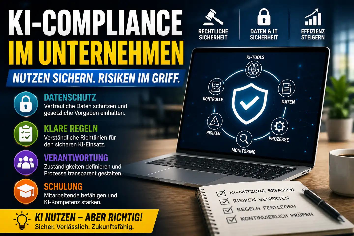 KI im Unternehmen ohne Blindflug: So gelingt eine belastbare KI-Governance