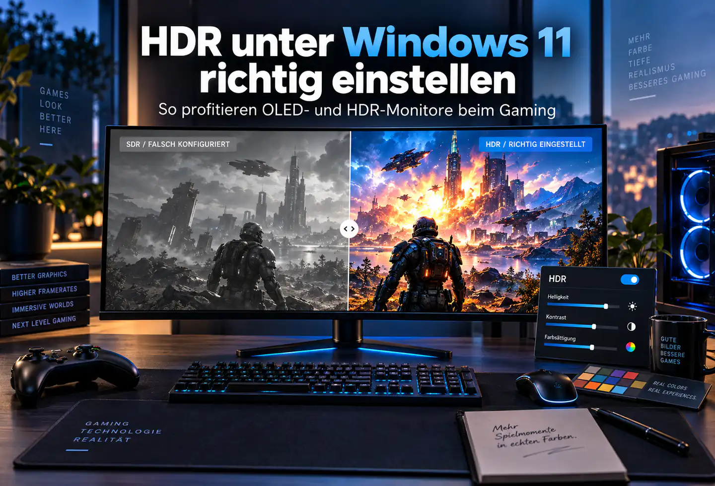 HDR unter Windows 11 richtig einstellen: So sieht Gaming auf OLED wirklich gut aus