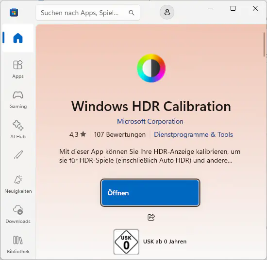 Windows 11 HDR kalibrieren