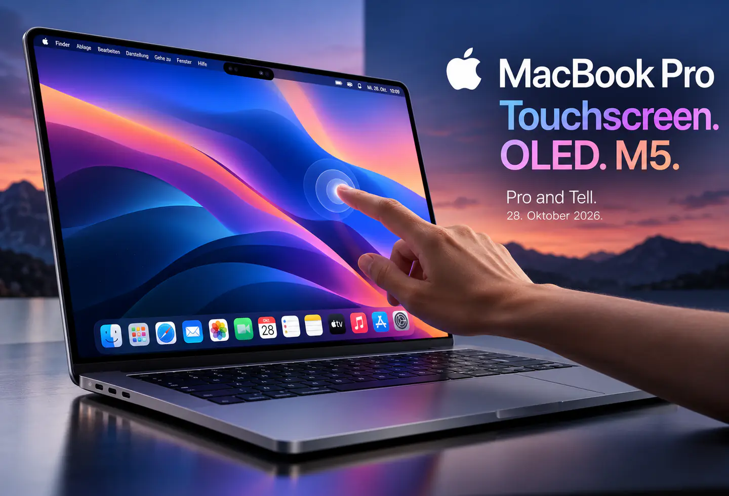 Apple MacBook Pro mit OLED-Touchscreen: Warum der 28. Oktober 2026 ein Wendepunkt werden könnte