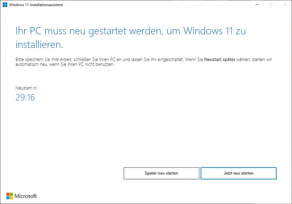 Windows 11 Installation Schritt 3