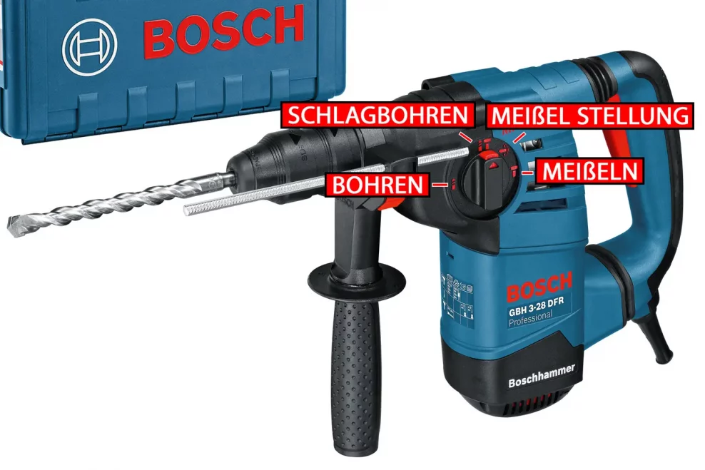 Bosch Bohrhammer Einstellungen