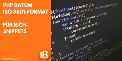 PHP Datum ISO 8601-Format für Rich-Snippets
