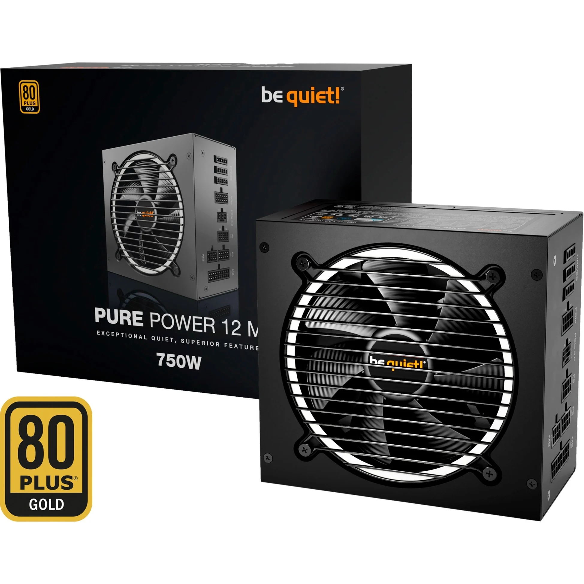 be quiet! Pure Power 12M 750W, PC-Netzteil