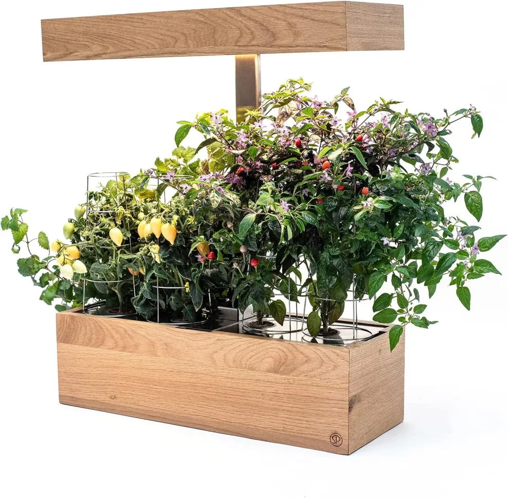 SimplePlant Smart Indoor-Garten Holz/Edelstahl​