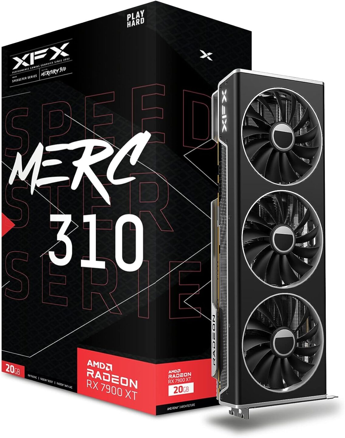 XFX Radeon RX 7900 XT SPEEDSTER MERC 310 Gaming Grafikkarte