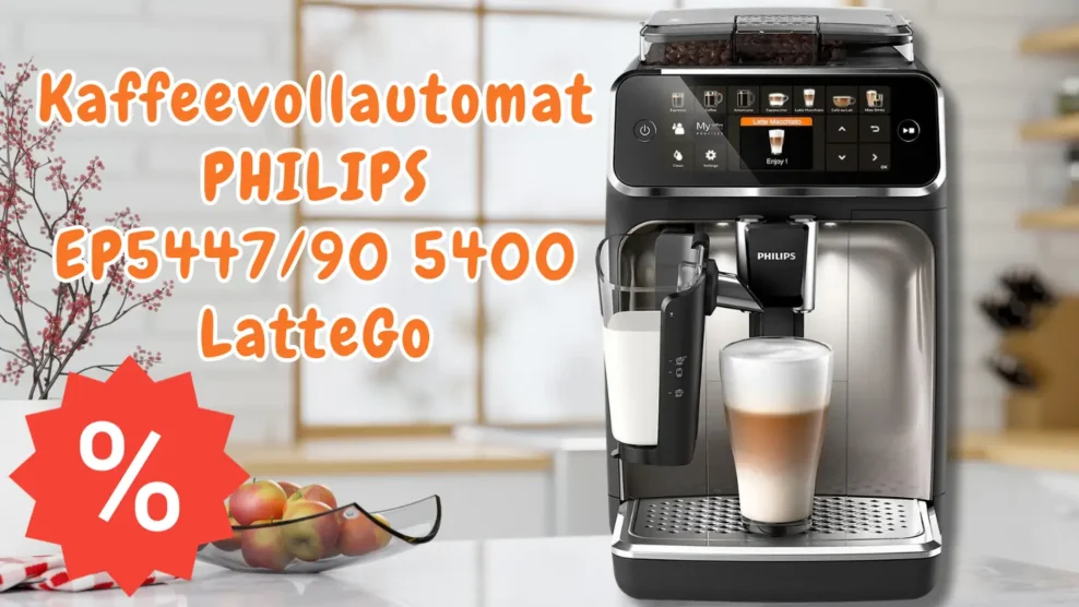 Kaffeevollautomat PHILIPS EP5447/90 5400 LatteGo: Angebot