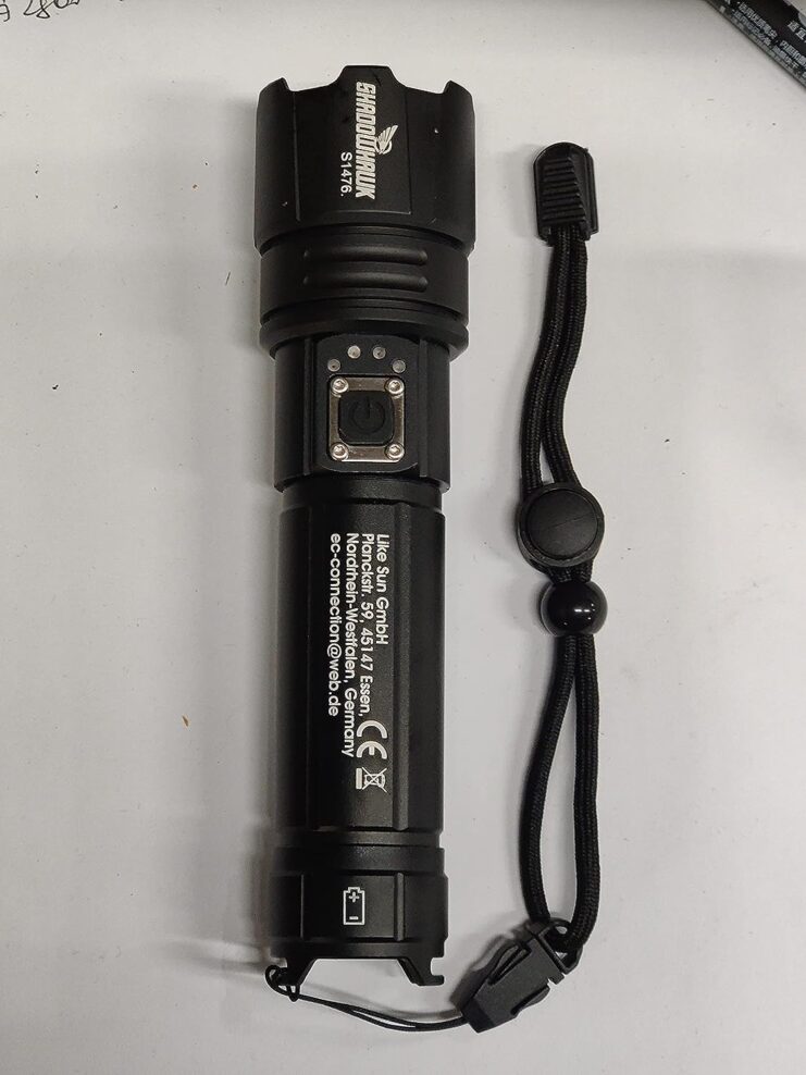Shadowhawk Taschenlampe Led 15000 Lumen USB 2