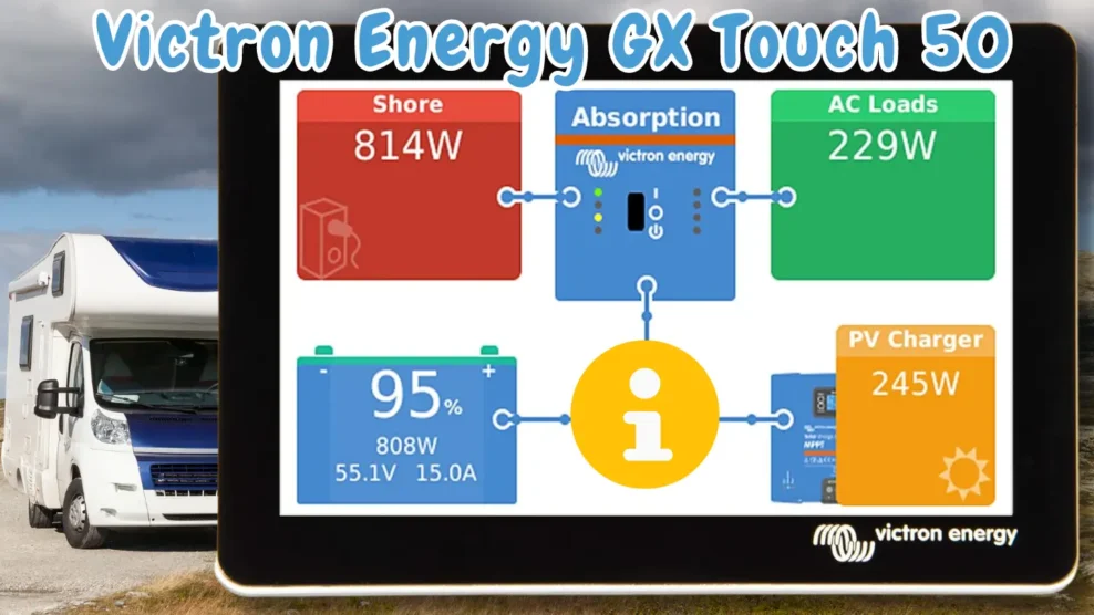 Victron Energy GX Touch 50: Anzeigebildschirm Touchscreen-Display
